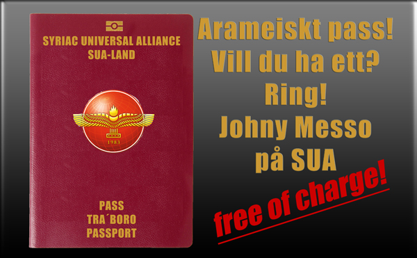 Vill du ha ett pass – free of charge? Ring Johny på SUA