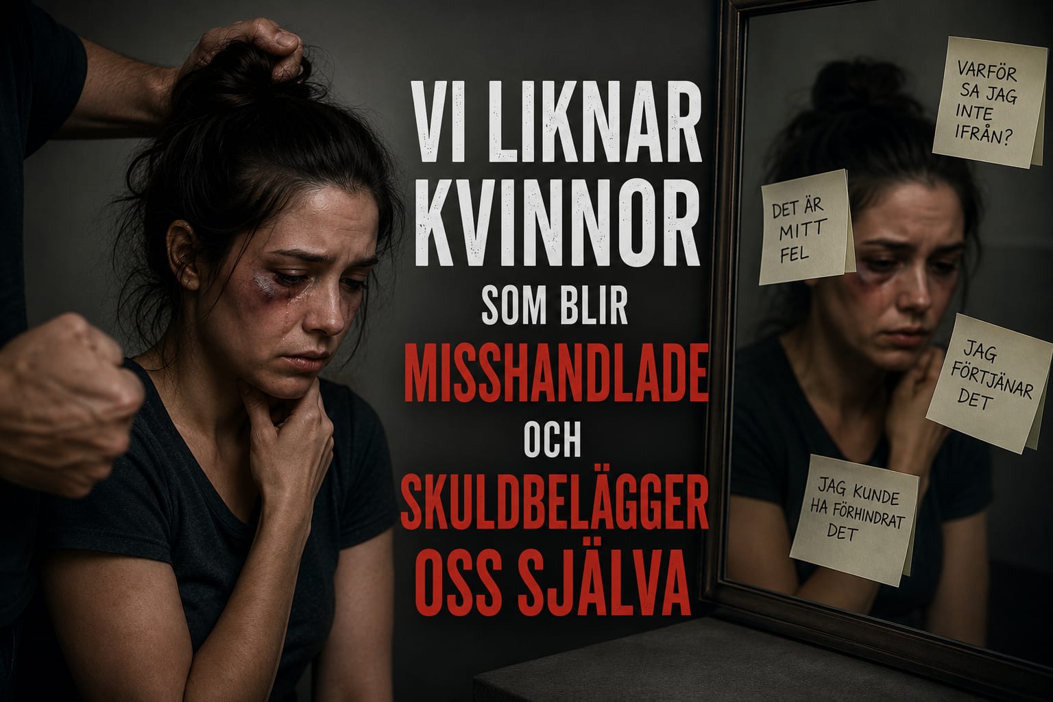 VI LIKNAR KVINNOR SOM BLIR MISSHANDLADE OCH SKULDBELÄGGER OSS SJÄLVA